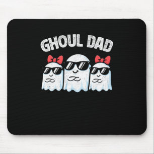 Ghoul Vater Vintag Daddy Ghost Funny Halloween Lon Mousepad