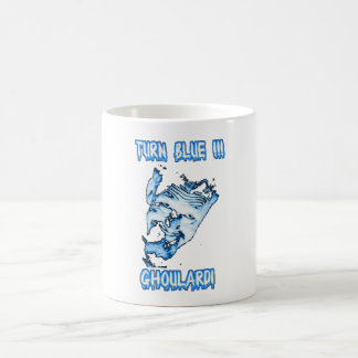 Ghoulardi (Drehung blau/transparent) 11 Unze. Kaffeetasse