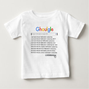 Ghoulgle Last Minute Halloween Kostümsuche 2017 Baby T-shirt