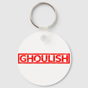 Ghoulische Briefmarke Schlüsselanhänger