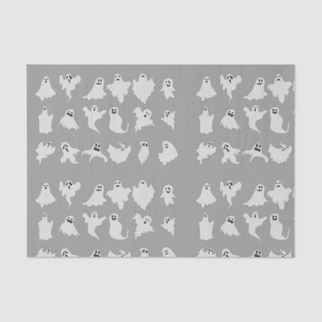 Ghoulish Ghost Tissue Paper Seidenpapier (Vorderseite)