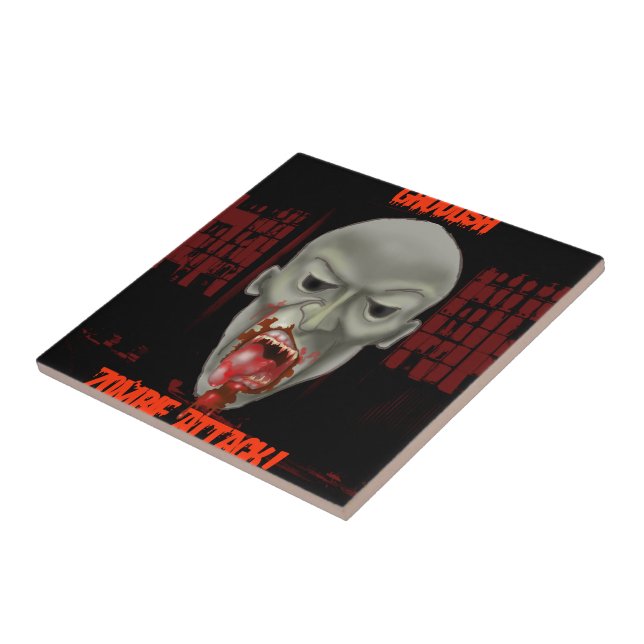 Ghoulish Zombie Attack Fliese (Seite)
