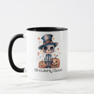 Ghoulishly Good Ghoul Skeleton Halloween Mug