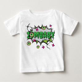 Ghoulishly Niedlich "ZomBaby" Zombie Baby Pun T-shirt