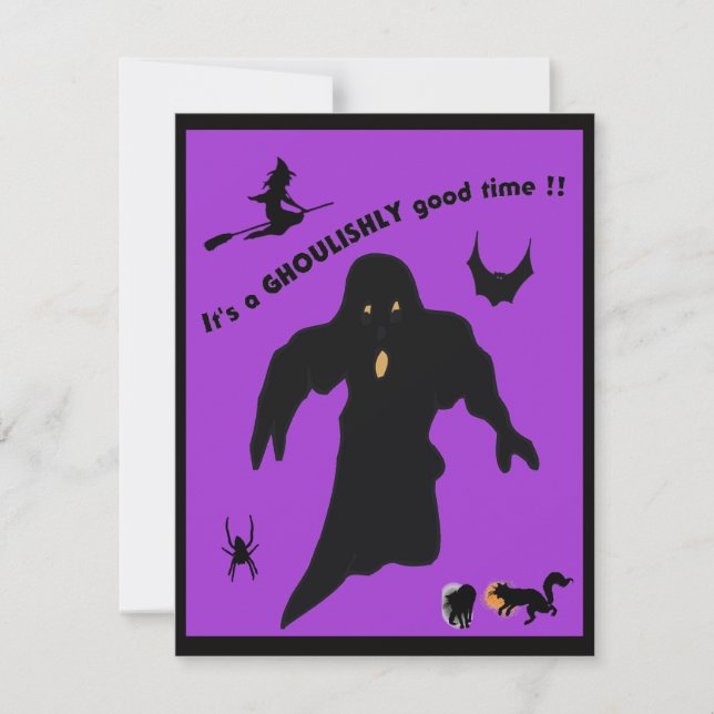 Ghoulishy Good Time - Einladung (Vorderseite)
