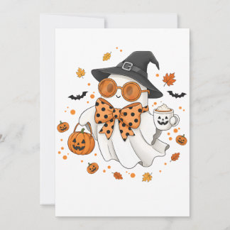 Ghoulista, das Adorable Halloween Mode Ghost Feiertagskarte