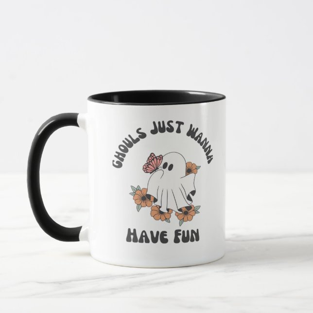 Ghouls haben einfach nur Spaß beim Design Tasse (Links)