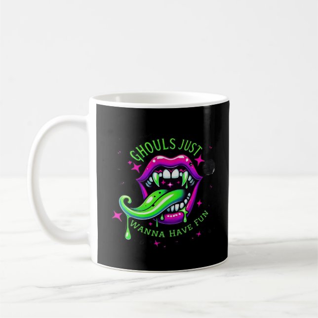 Ghouls haben einfach Spaß am Design Kaffeetasse (Links)