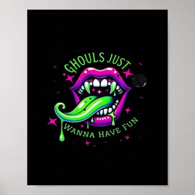 Ghouls haben einfach Spaß am Design Poster (Vorne)