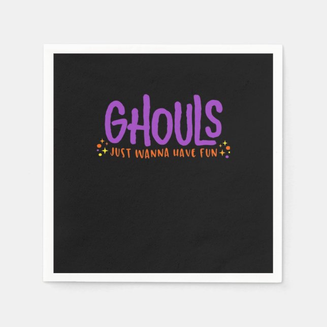 GHOULS haben einfach Spaß Angepasst Serviette (Vorderseite)