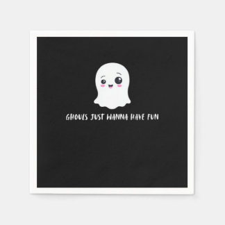 Ghouls haben nur Spaß am schönen Herbst Serviette