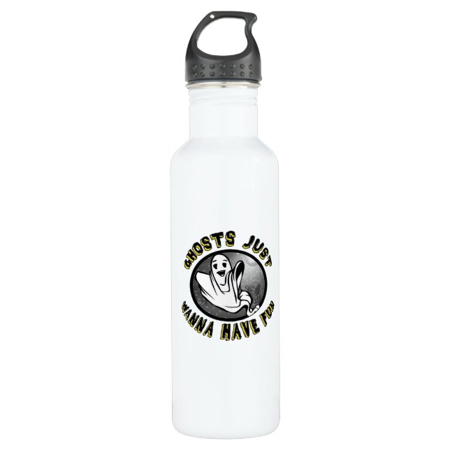 Ghouls Just Wanna Fun - Funny & Trend Design Edelstahlflasche (Vorderseite)