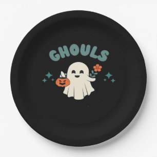 Ghouls Just Wanna haben Spaß Halloween Art Funny Q Pappteller