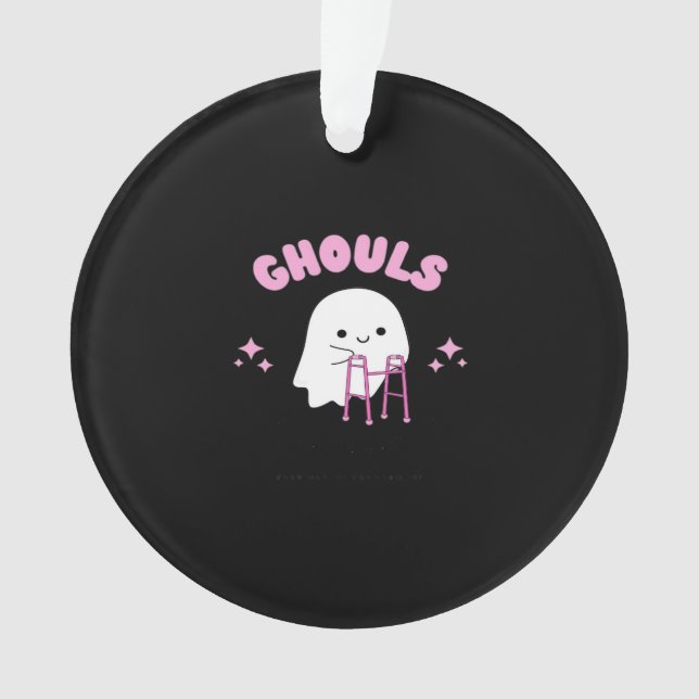 Ghouls Just Wanna hat Spaß Funny & Sloth Ornament (Vorderseite)