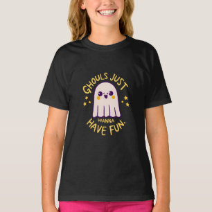 Ghouls Just Wanna hat Spaß , Niedliche Geister Hal T-Shirt