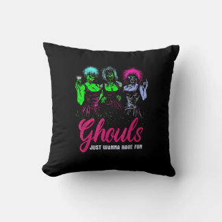 Ghouls just wanna Have Fun - Funny Vintag Hallowag Kissen