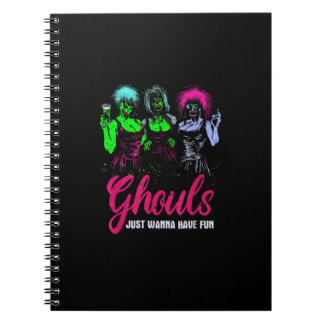 Ghouls just wanna Have Fun - Funny Vintag Hallowag Notizblock
