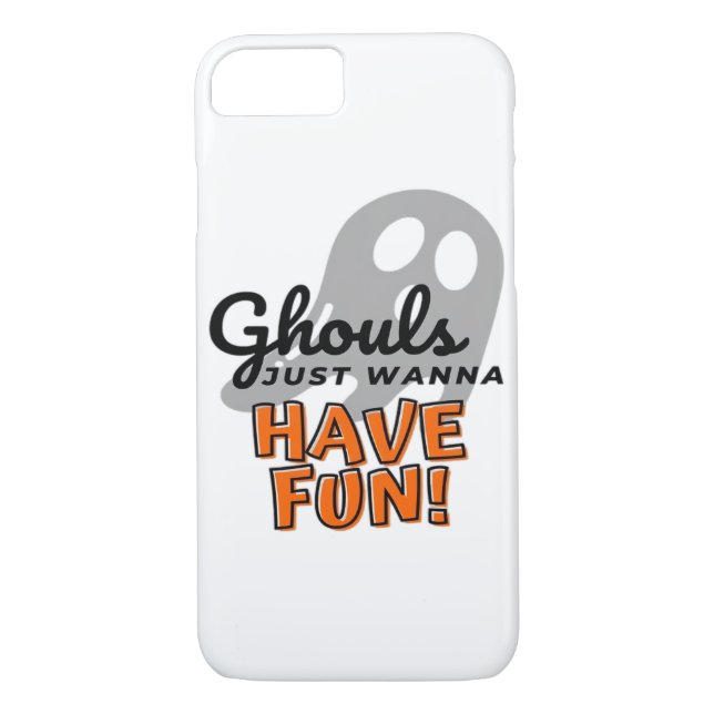 Ghouls just wanna have fun (grau) Case-Mate iPhone hülle (Rückseite)