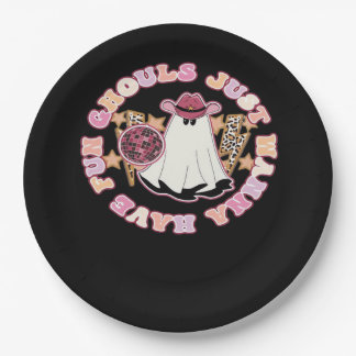 Ghouls Just Wanna Spaß haben (Western Stil Hallowe Pappteller
