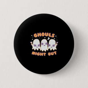 Ghouls Night Out - Kawaii Style Niedlich Funny Hal Button