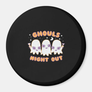 Ghouls Night Out - Kawaii Style Niedlich Funny Hal Magnet