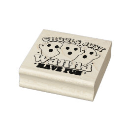 Ghouls nur Wanna haben Spaß Ghost Gummistempel