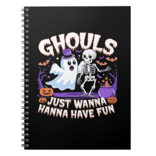 Ghouls nur Wanna haben Spaß Lazy Sloth Notizblock