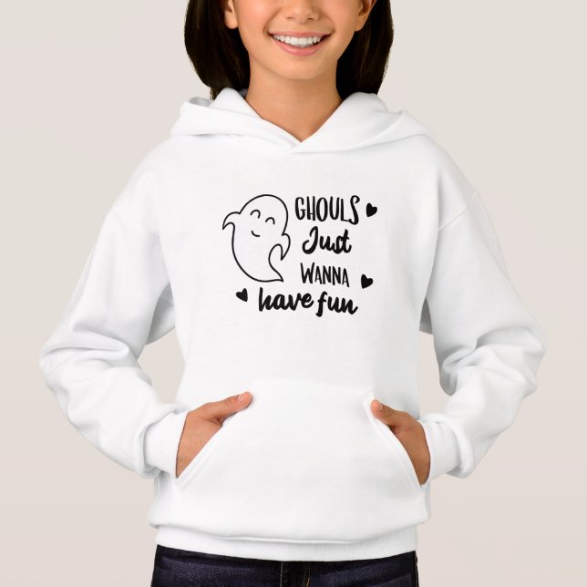 Ghouls nur wollen Spaß haben Hoodie (Vorderseite)