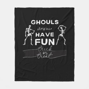Ghouls nur wollen Spaß Sinkquote haben Fleecedecke
