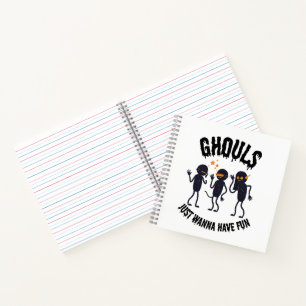 Ghouls veut juste s'amuser - Carnet d'Halloween