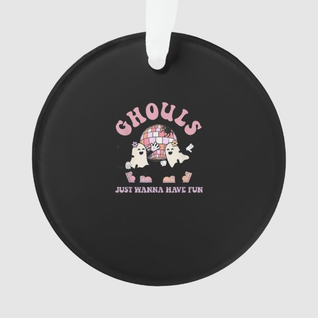 Ghouls veut juste s'amuser Retro Halloween Party C (devant)