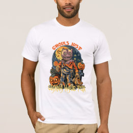 Ghouls veut juste s'amuser t-shirt Halloween