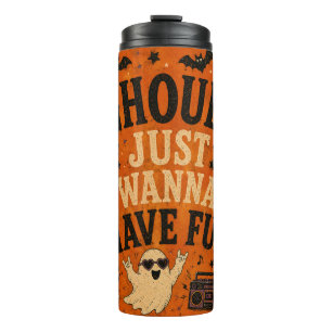 Ghouls wollen nur Halloween-Spaß haben Thermosbecher