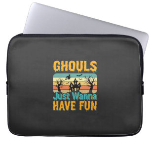 Ghouls wollen nur Spaß haben Halloween-Design_1 Laptopschutzhülle