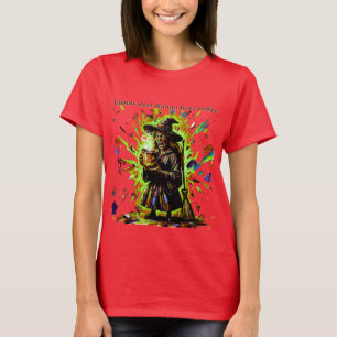 Ghule - grüne Augen Hexe T-Shirt
