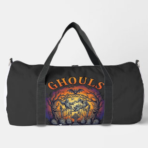 Ghule wollen nur Spaß haben Geister Friedhof Kürbi Duffle Bag
