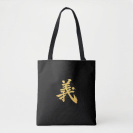 Gi (義) – Eine der sieben Tugenden des Bushidō-Tote Tasche