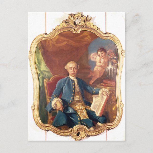Giacomo Casanova Postkarte (Vorderseite)