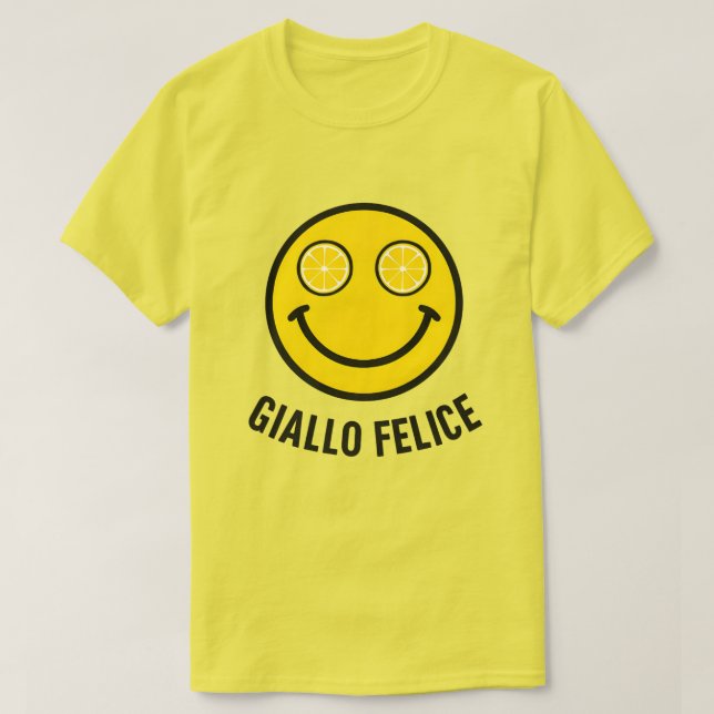 Giallo Felice T-Shirt (Design vorne)