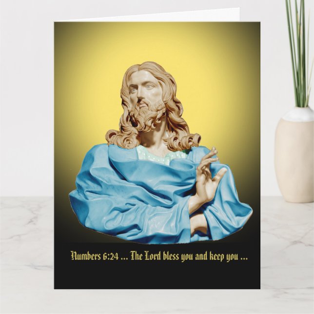 Gian Lorenzo Bernini Büste von Christus 1679 Karte (Vorderseite)