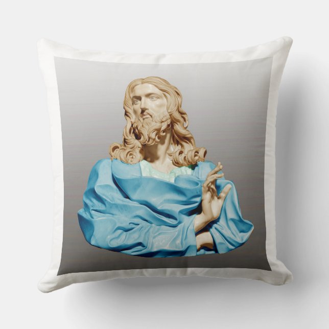 Gian Lorenzo Bernini Büste von Christus 1679 Kissen (Rückseite)