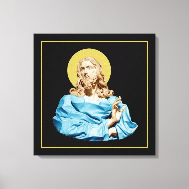 Gian Lorenzo Bernini Büste von Christus 1679 Leinwanddruck (Vorderseite)