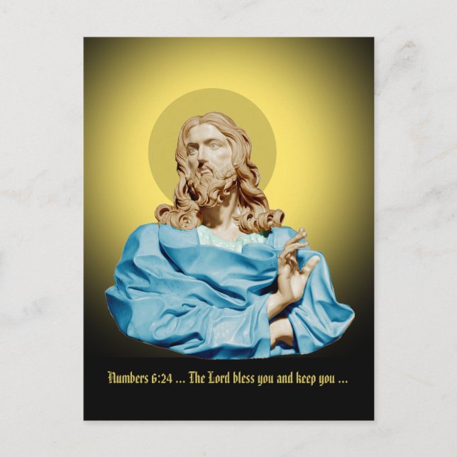 Gian Lorenzo Bernini Büste von Christus 1679 Postkarte (Vorderseite)