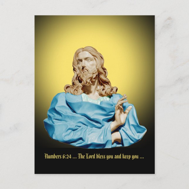 Gian Lorenzo Bernini Büste von Christus 1679 Postkarte (Vorderseite)