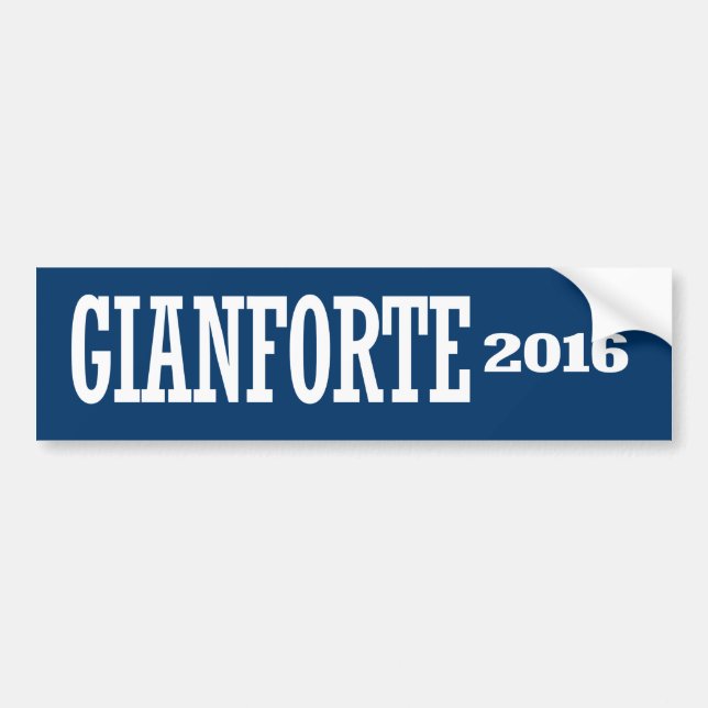 Gianforte - Greg Gianforte 2016 Autoaufkleber (Vorne)