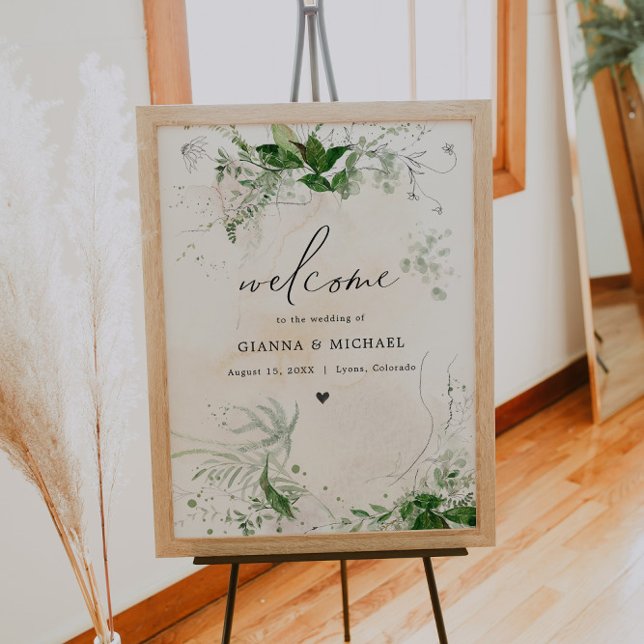 GIANNA Boho Etherial Greenerenerity Wedding Willko Poster (Von Creator hochgeladen)