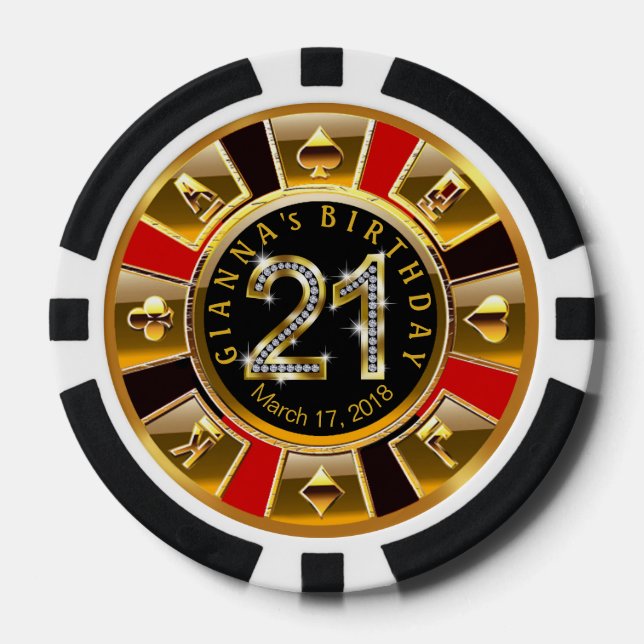 Gianna's Vegas2 Casino Pokerchips (Vorderseite)