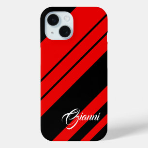 Gianni - Namensvorlage - rot und schwarz Case-Mate iPhone Hülle
