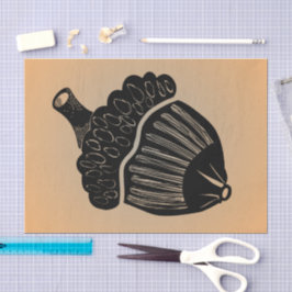 Giant Acorn Seidenpapier