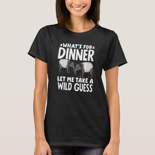 Giant Anteater Mammals Whats For Dinner T-Shirt (Vorderseite)